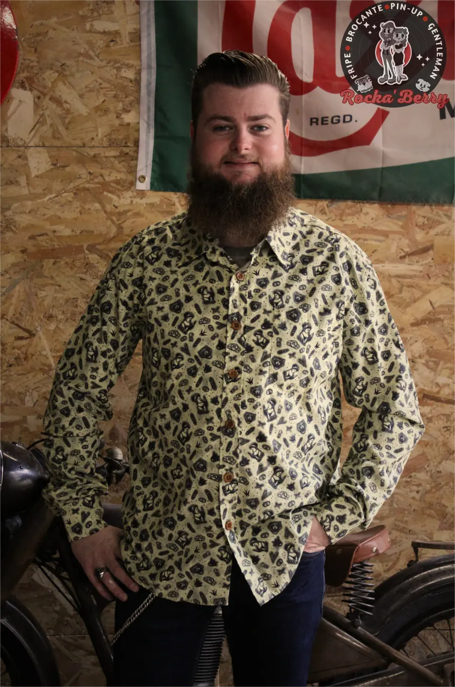 Chemise Old School Tattoo - King Kerosin - Rocka'Berry