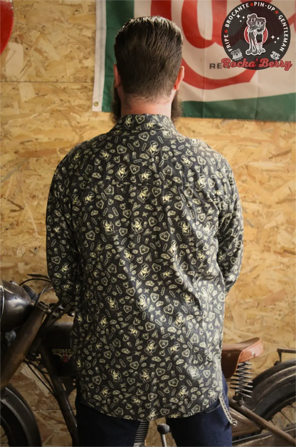 Chemise Old School Tattoo - King Kerosin - Rocka'Berry