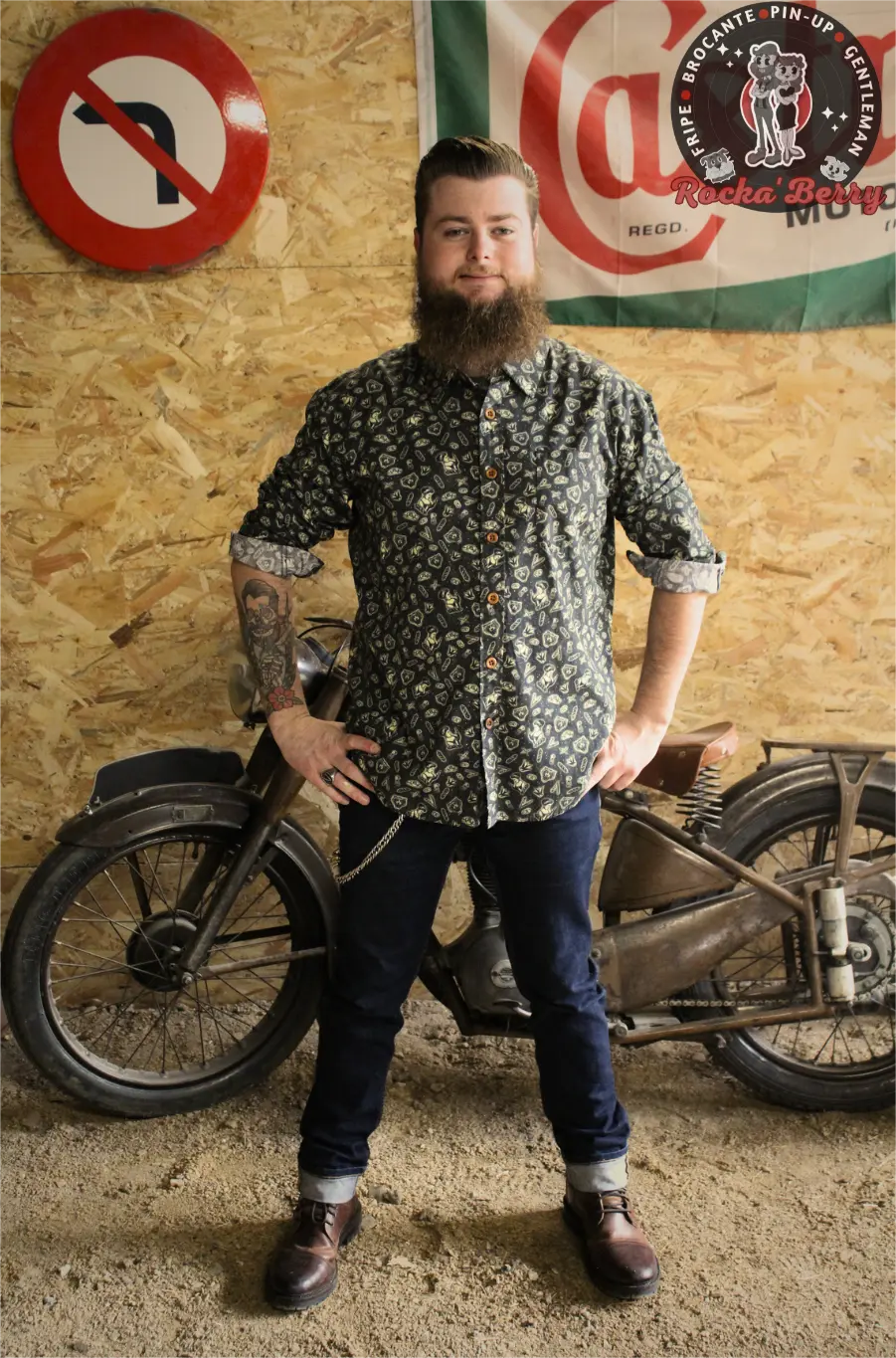Chemise Old School Tattoo - King Kerosin - Rocka'Berry