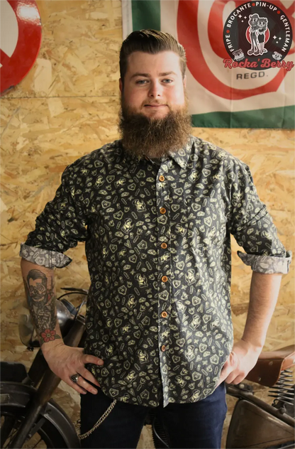Chemise Old School Tattoo - King Kerosin - Rocka'Berry