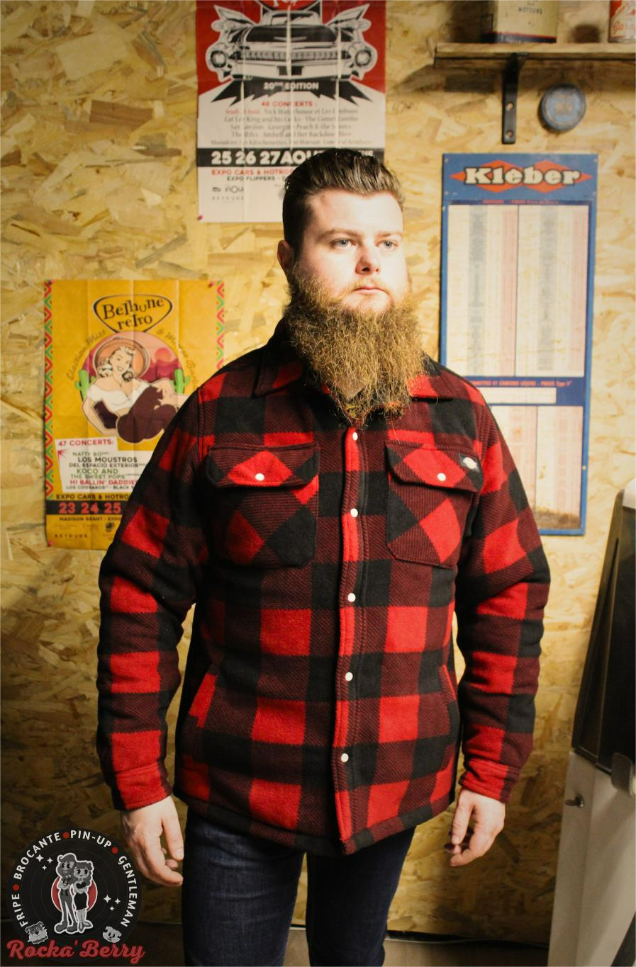 🪓✨ Chemise Veste Dickies Portland – Esprit Bûcheron Rock’n’Roll