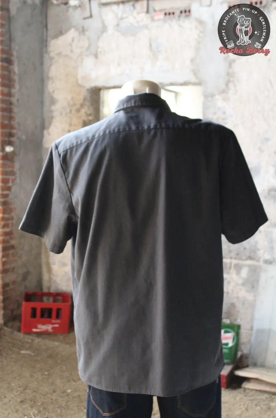 Chemise de Travail Grise et Blanche - Dickies Dickies
