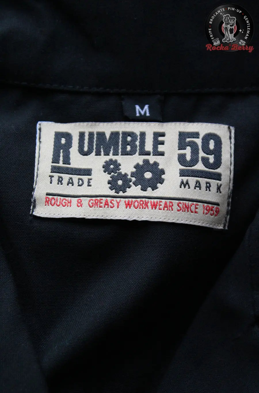 Chemise de Travail Noire Four Aces - Rumble59 Rumble59