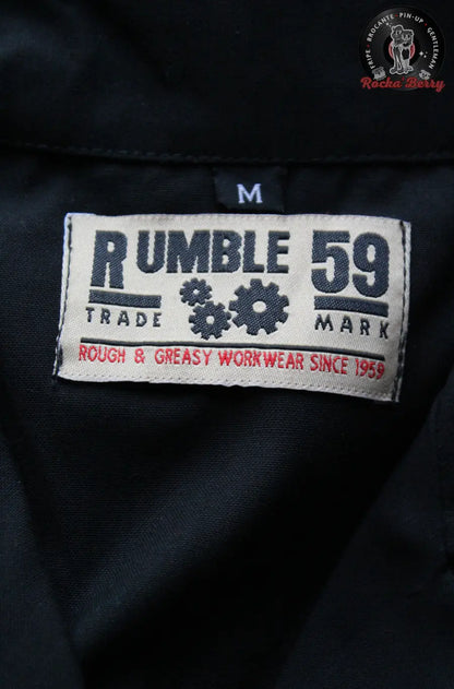 Chemise de Travail Noire Four Aces - Rumble59 Rumble59