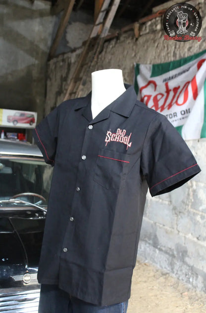 Chemise de Travail Noire Old School Weirdo  - Rumble59 Rumble59