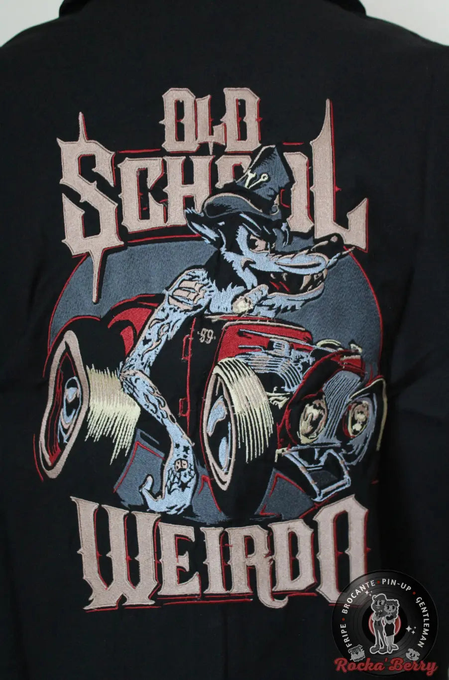 Chemise de Travail Noire Old School Weirdo  - Rumble59 Rumble59