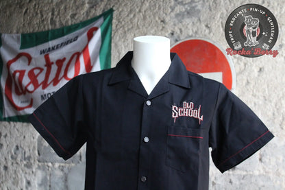 Chemise de Travail Noire Old School Weirdo  - Rumble59 Rumble59