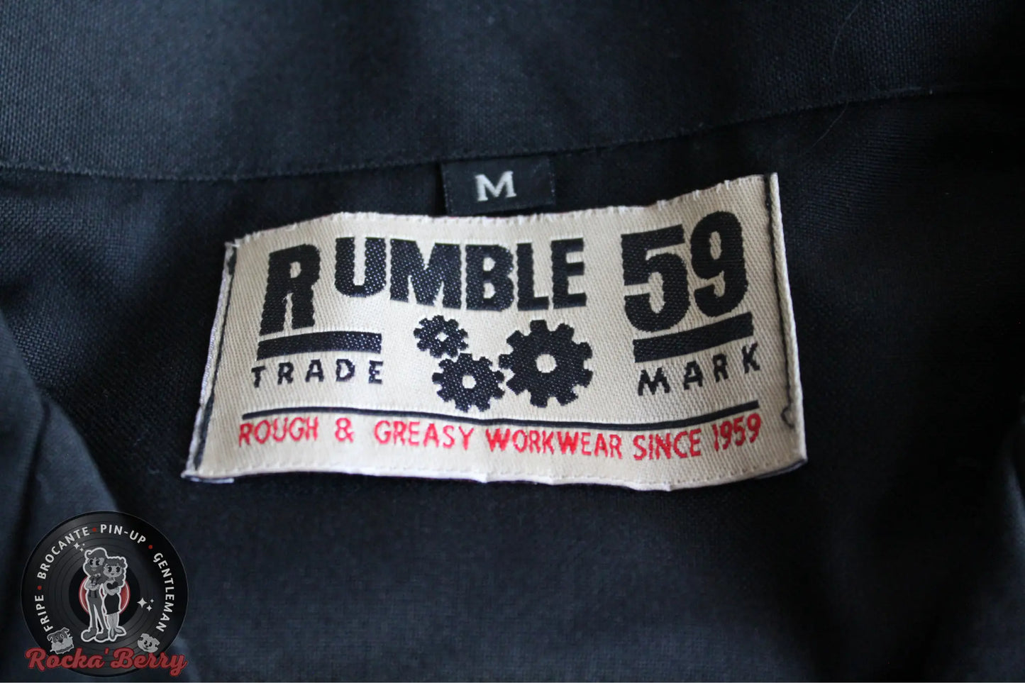 Chemise de Travail Noire Old School Weirdo  - Rumble59 Rumble59