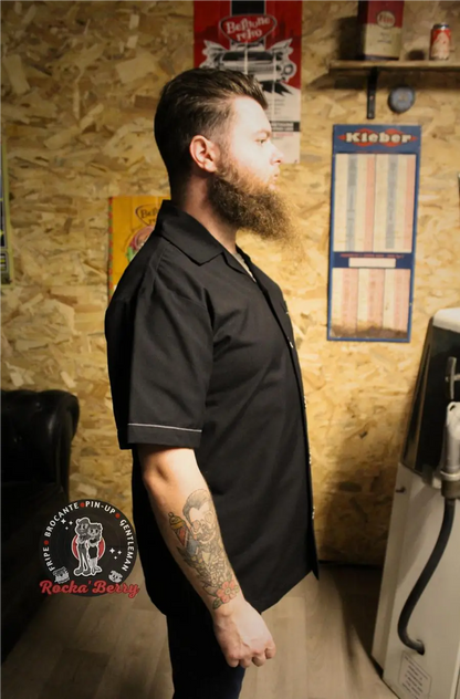 Chemise de Travail Noire Sun Records - Rumble59 Rumble59