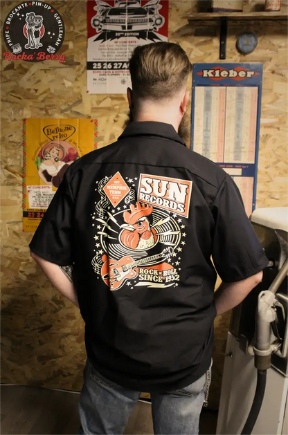 Chemise de Travail Sun Records (BOUTONS KUSTOM) - Steady Clothing Steady Clothing