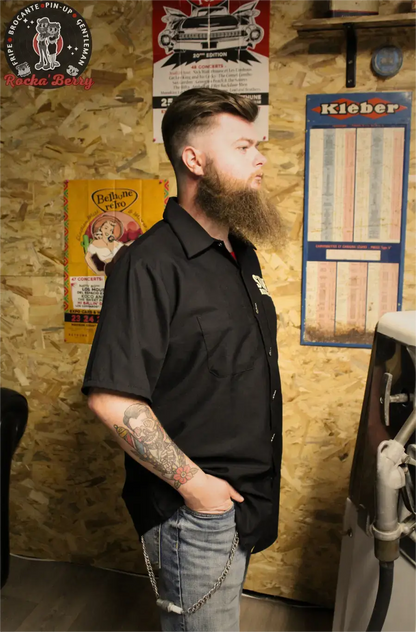 Chemise de Travail Sun Records (BOUTONS KUSTOM) - Steady Clothing Steady Clothing