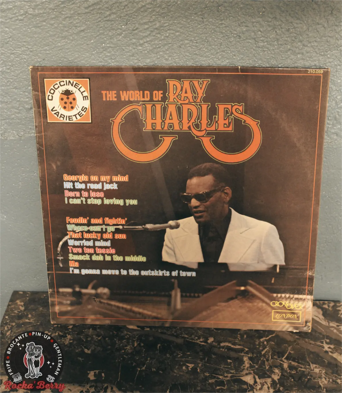 Coccinelles Variétés, "The World of Ray Charles" ( FR/1974 ) Vinyle 33T Rocka'Berry