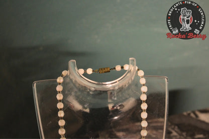 Collier de Perles Holographiques Vintage - Rocka'Berry