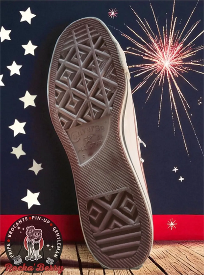 Converse Vintage Homme – 90s Made in USA – Stars, Stripes & Old School Spirit (42) Rocka'Berry