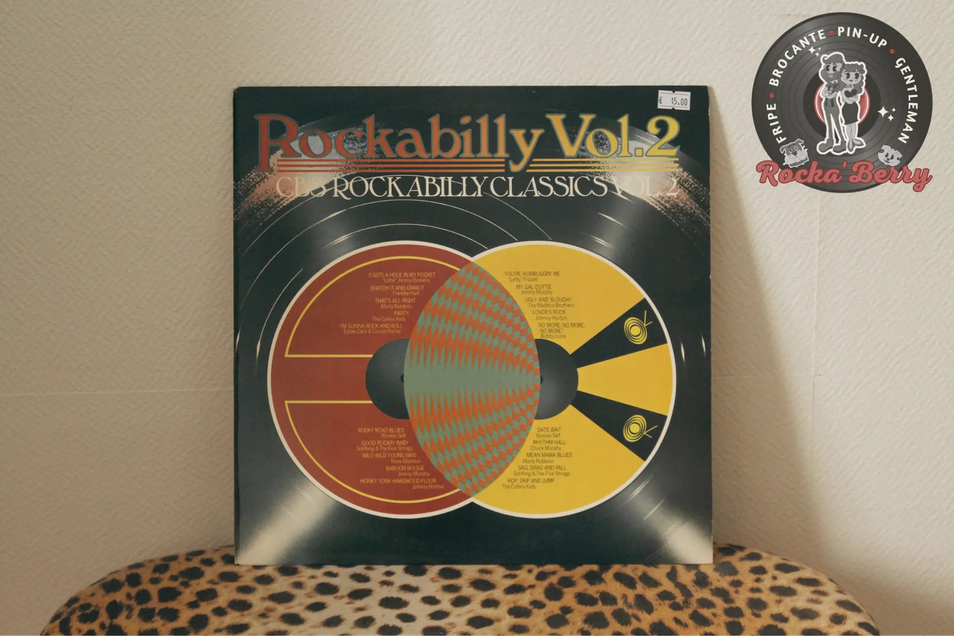 Divers Artistes ," CBS Rockabilly Classics Vol. 2  " ( 1978 ) Vinyle 33T Rocka'Berry