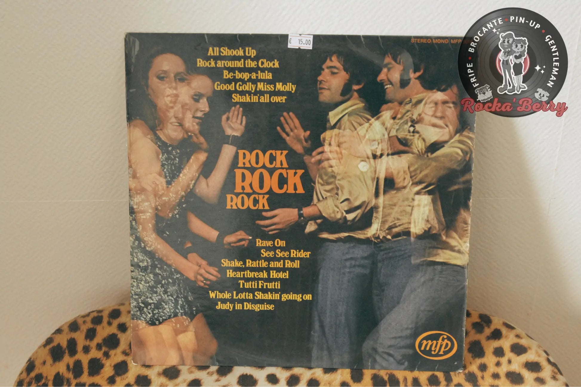 Divers Artistes , "Rock Rock Rock" - ( Suède 1968 ) Vinyle 33T Rocka'Berry