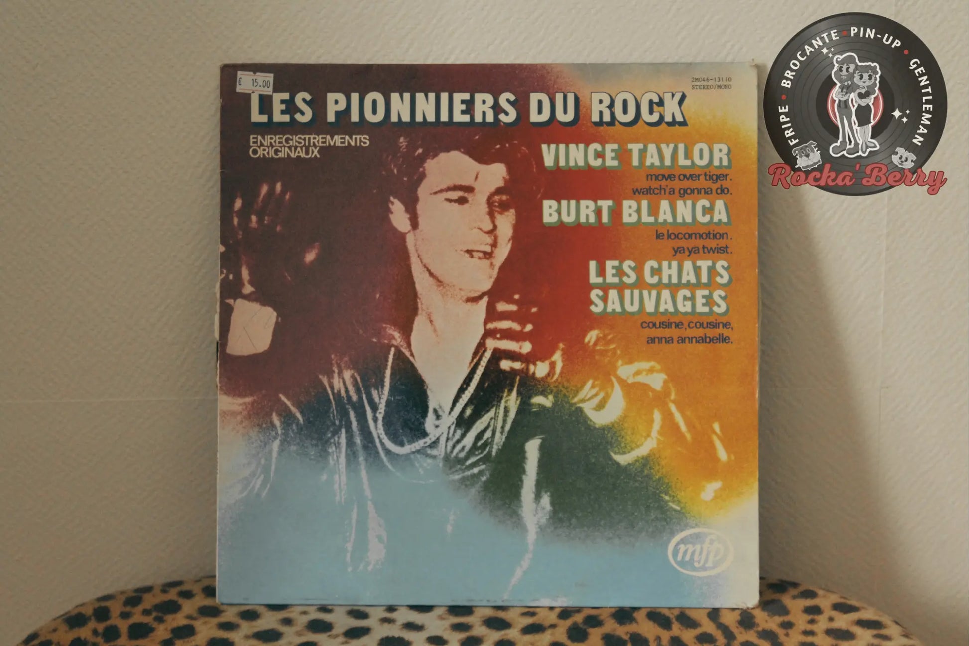 Divers Artistes ,"Les Pionniers Du Rock" ( 1973 ) Vinyle 33T Rocka'Berry