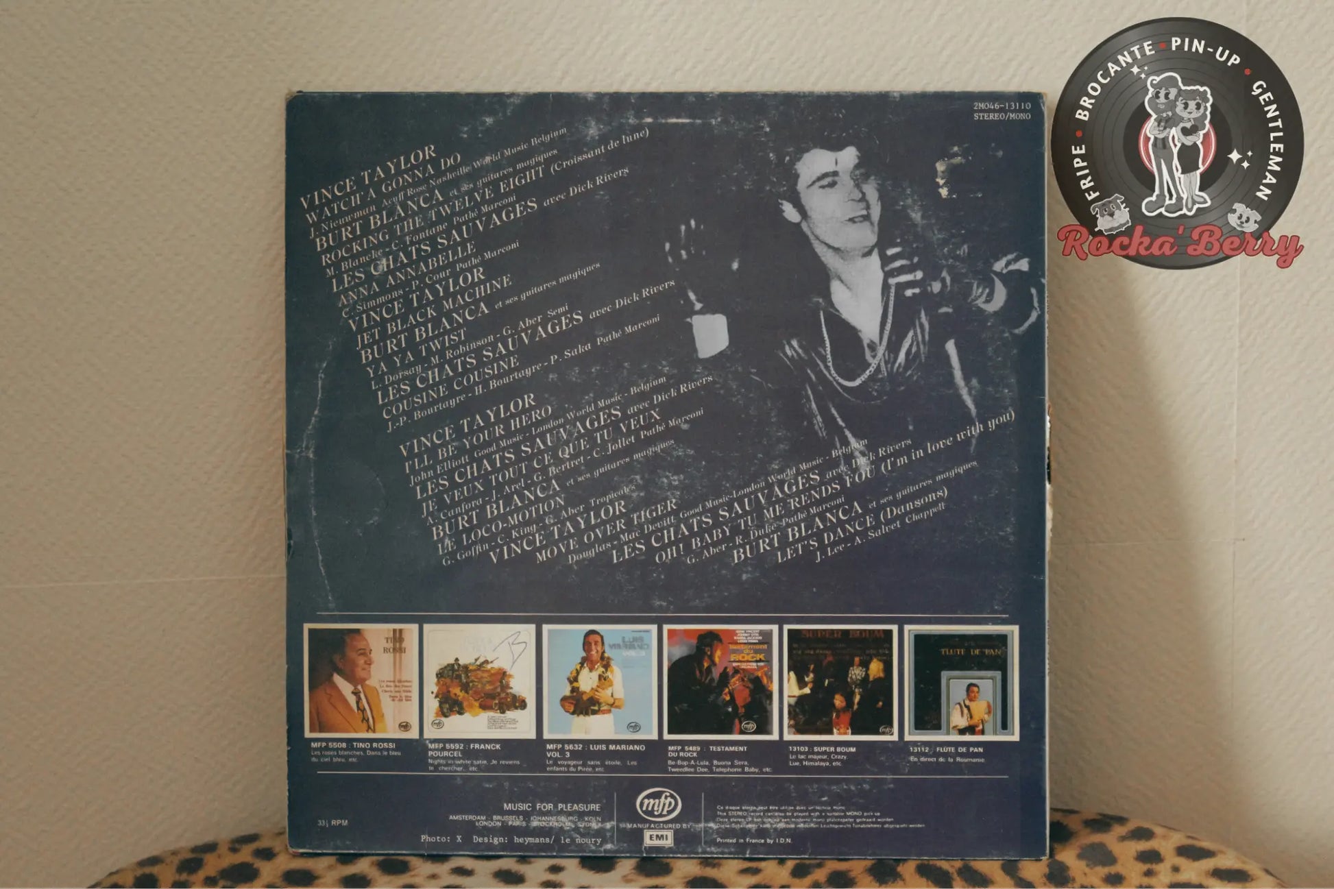 Divers Artistes ,"Les Pionniers Du Rock" ( 1973 ) Vinyle 33T Rocka'Berry