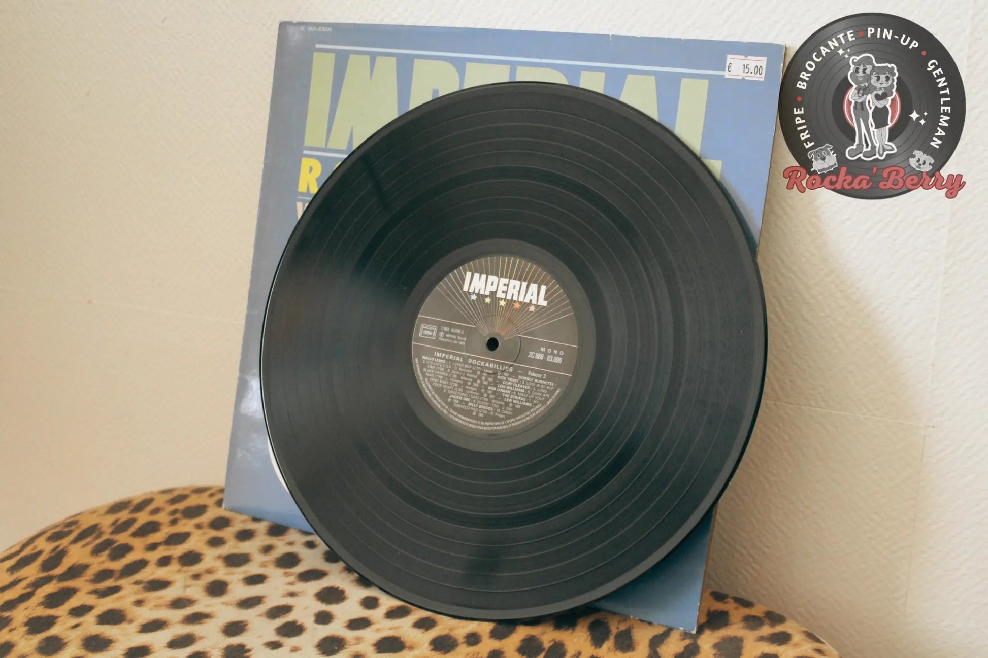 Divers Artistes, "Imperial Rockabillies - Volume Three" ( 1980 ) Vinyle 33T Rocka'Berry