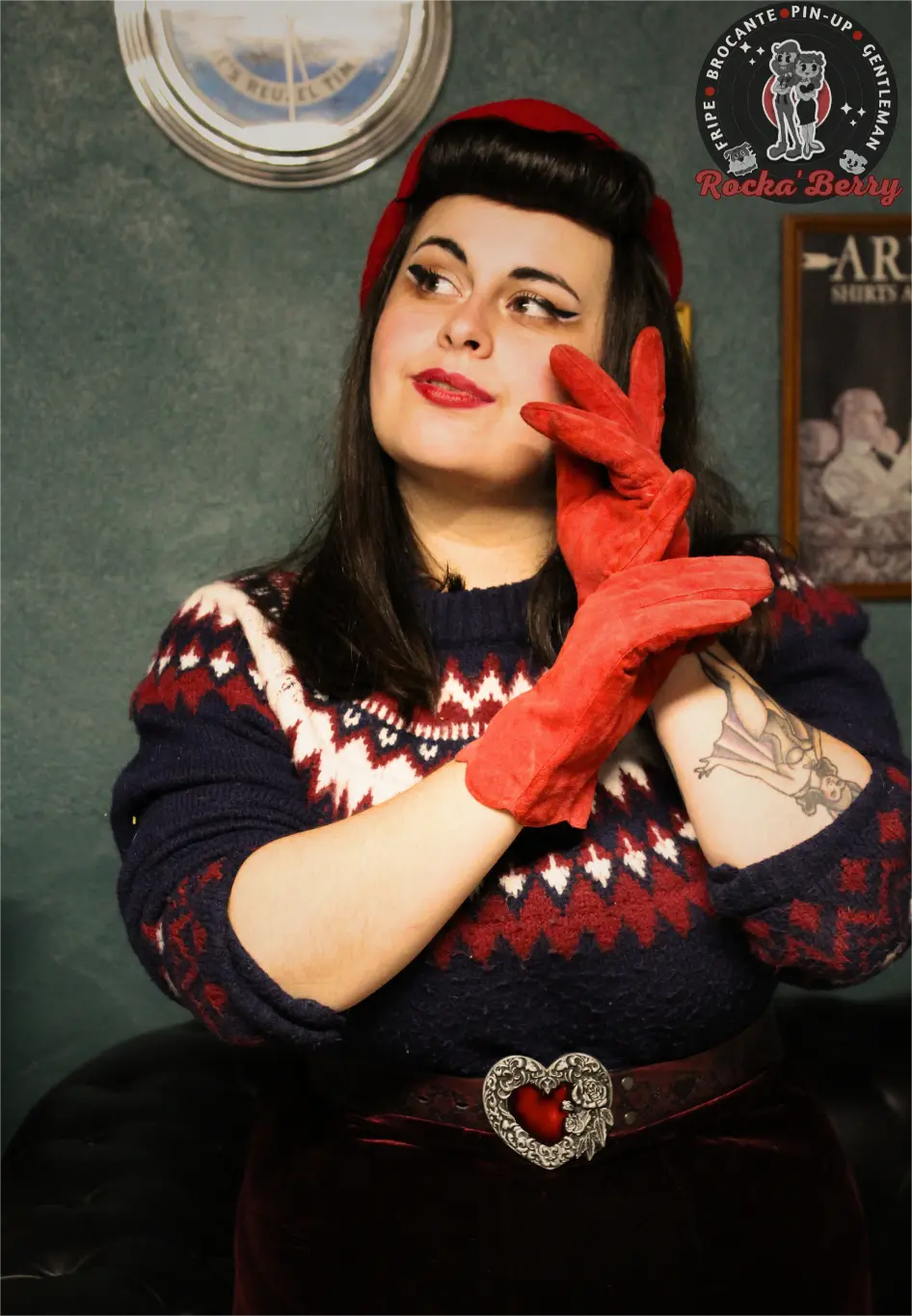 Gants Vintage : Tex Avery Red - Rocka'Berry