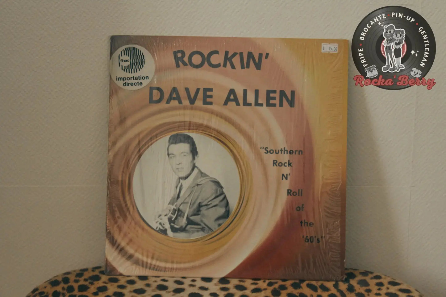 Rockin' Dave Allen, "Southern Rock 'N Roll of the '60s" ( USA 1979 ) Vinyle 33T Rocka'Berry