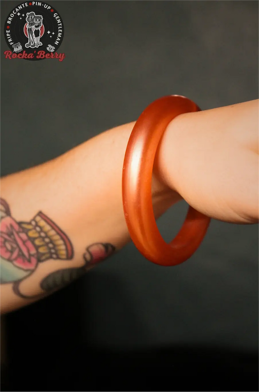 Gros Bracelet Vintage Orange - Rocka'Berry
