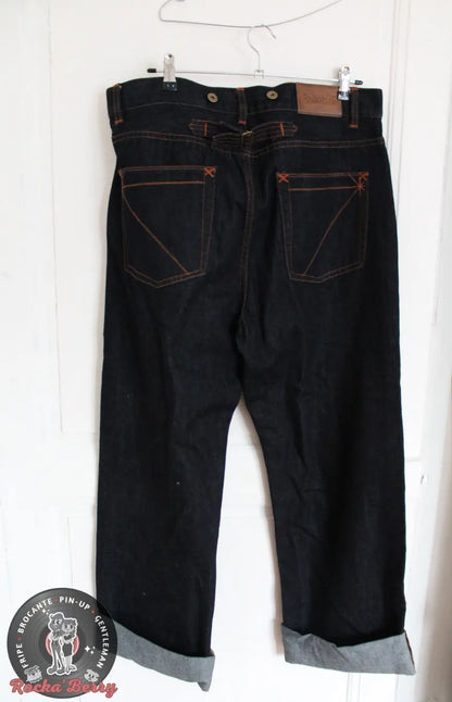 Jean Denim Rockabilly "Eddie 40s" - Collectif Collectif