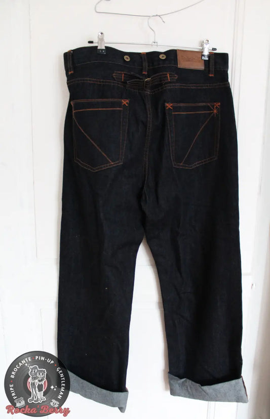 Jean Denim Rockabilly "Eddie 40s" - Collectif Collectif