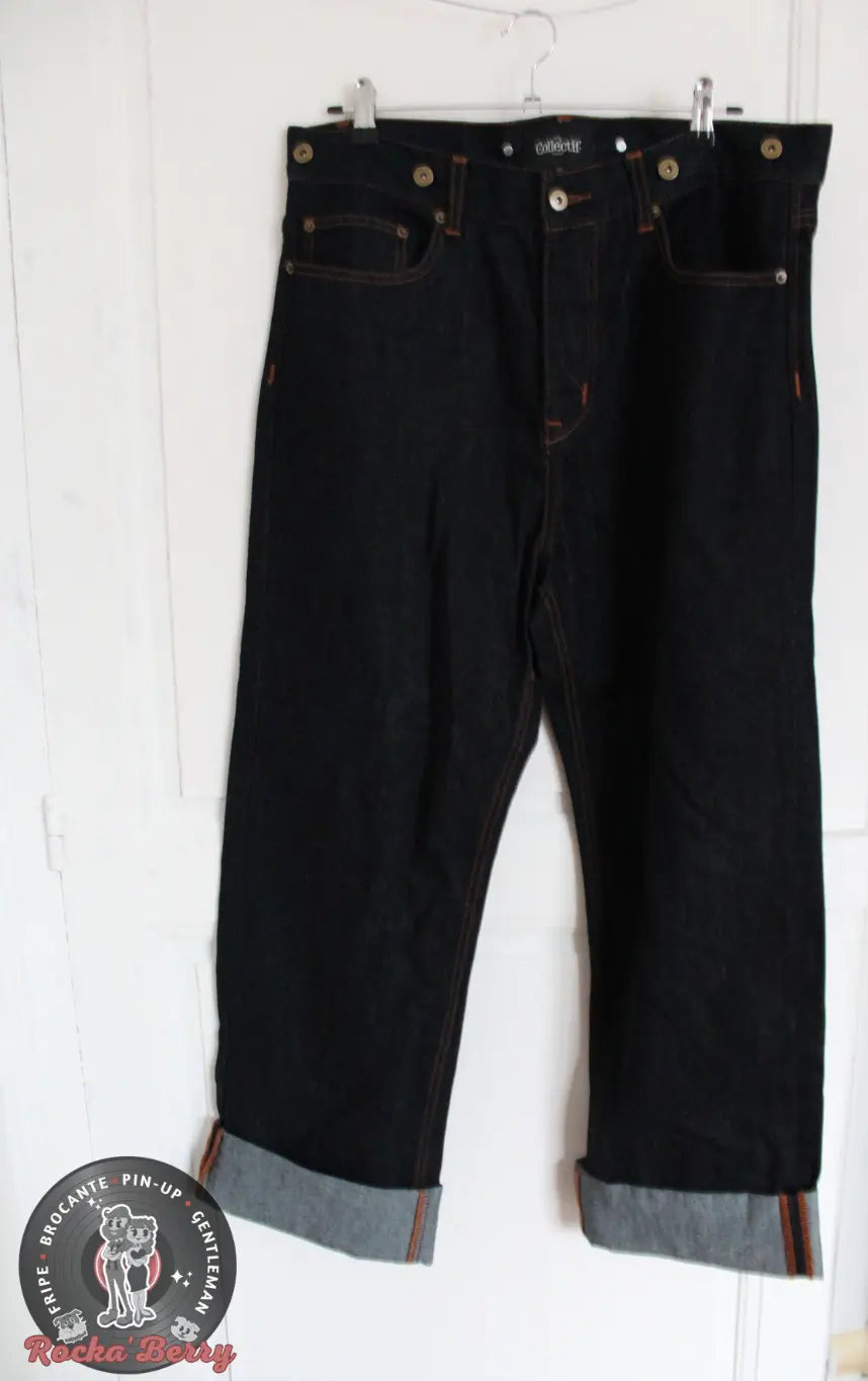 Jean Denim Rockabilly "Eddie 40s" - Collectif Collectif
