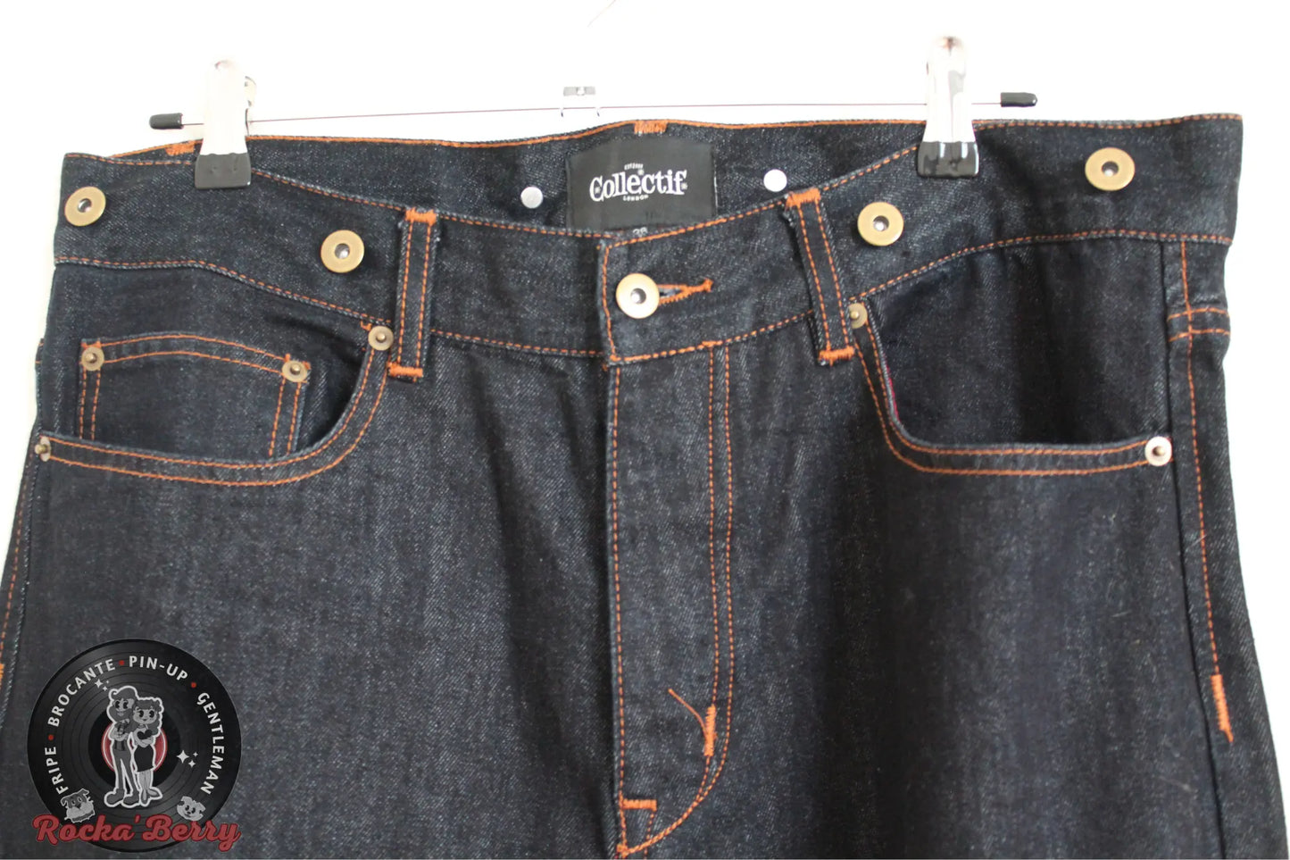 Jean Denim Rockabilly "Eddie 40s" - Collectif Collectif