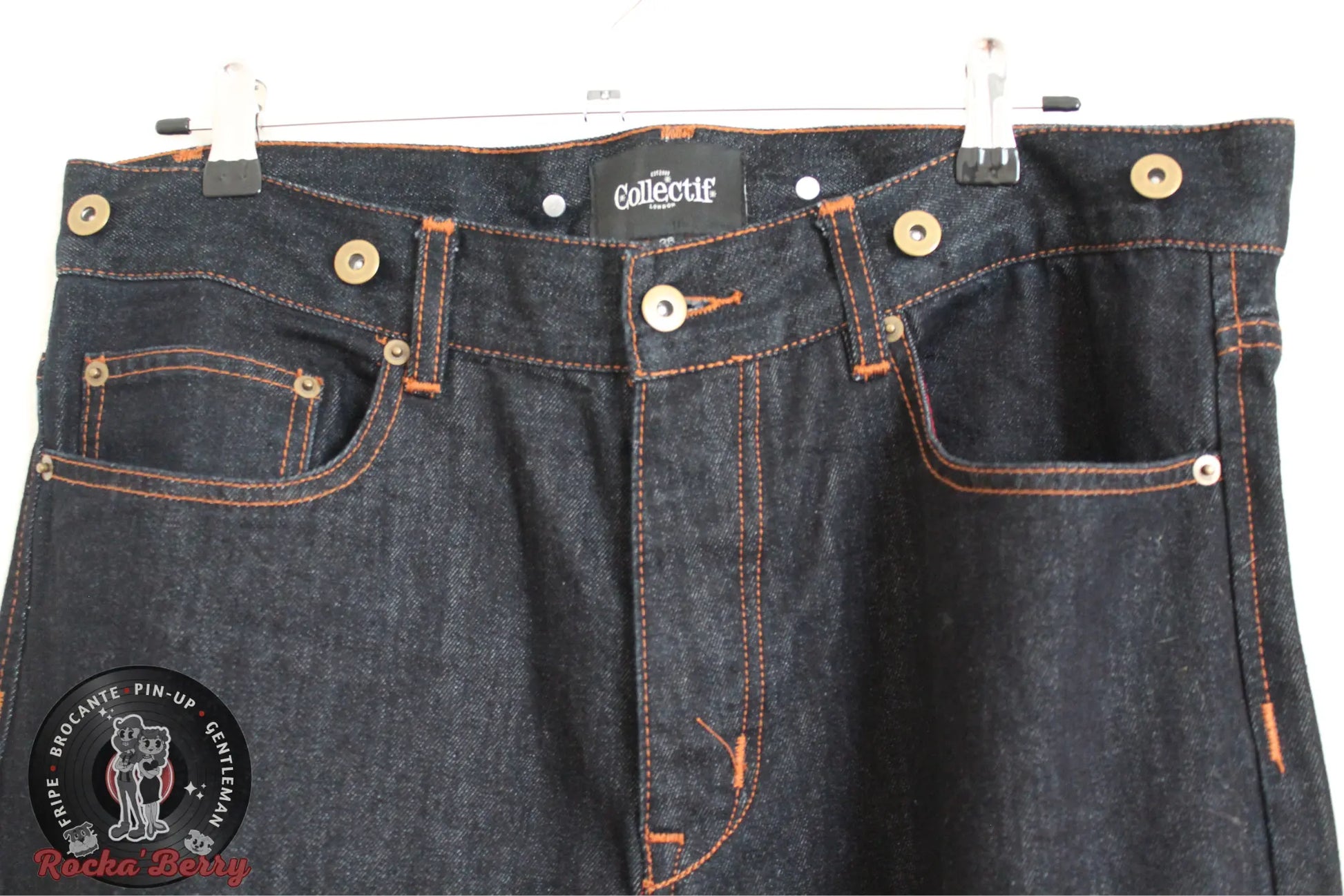 Jean Denim Rockabilly "Eddie 40s" - Collectif Collectif
