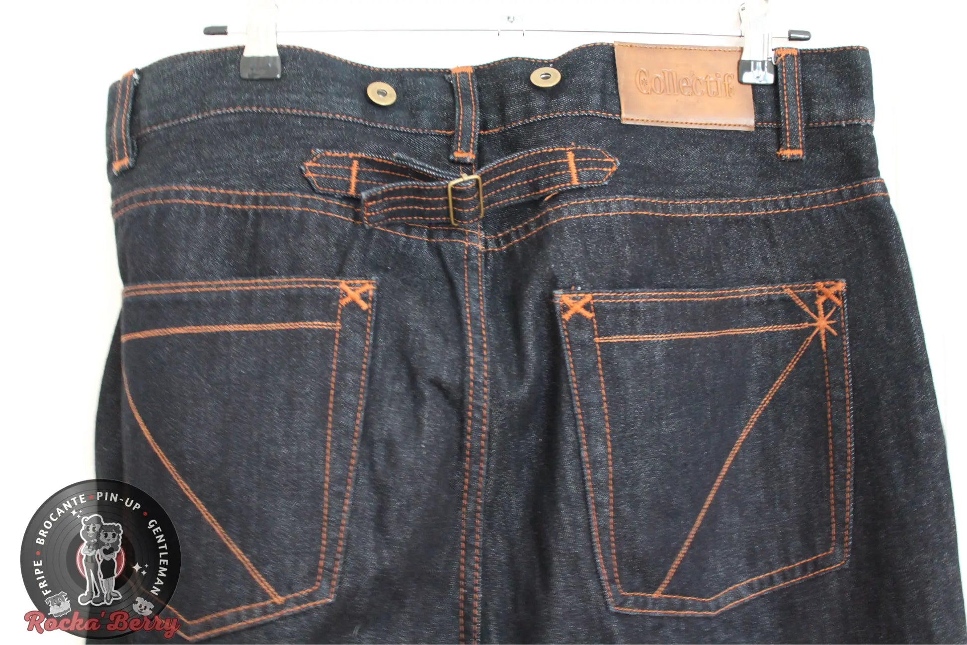 Jean Denim Rockabilly "Eddie 40s" - Collectif Collectif