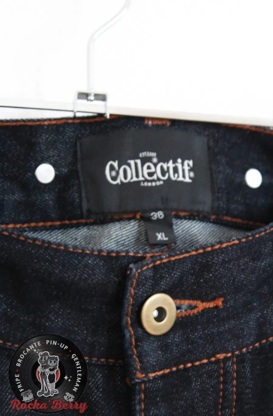 Jean Denim Rockabilly "Eddie 40s" - Collectif Collectif