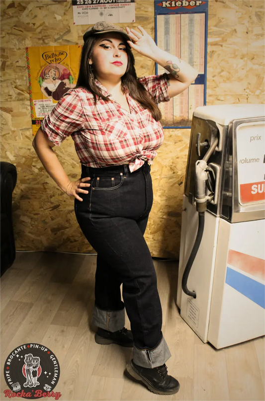 Jean Pinup " Norma Jeans " - Freddies of Pinewood ( Made in UK )