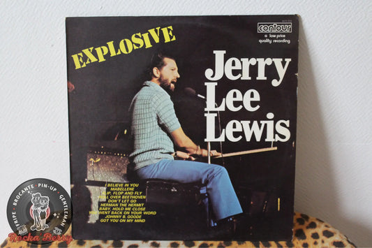Jerry Lee Lewis, "Explosive" (1965)- Vinyle 33T Rocka'Berry