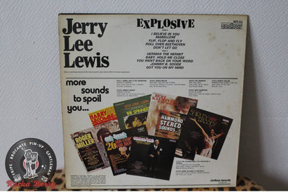 Jerry Lee Lewis, "Explosive" (1965)- Vinyle 33T Rocka'Berry