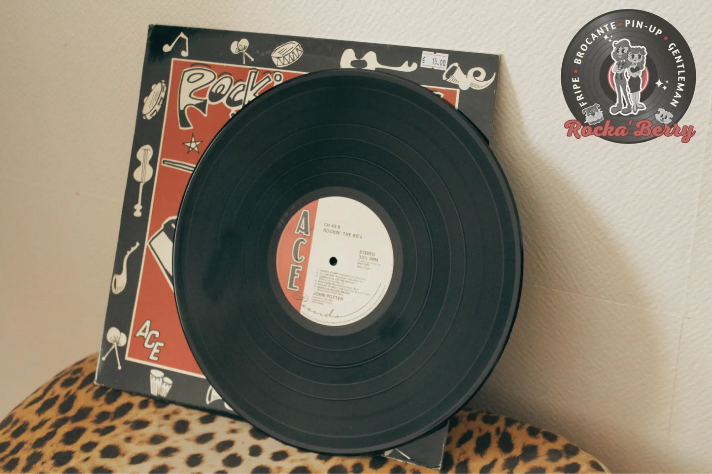 John Potter, " Rockin' The 88's " ( UK, 1982) - Vinyle 33T Rocka'Berry