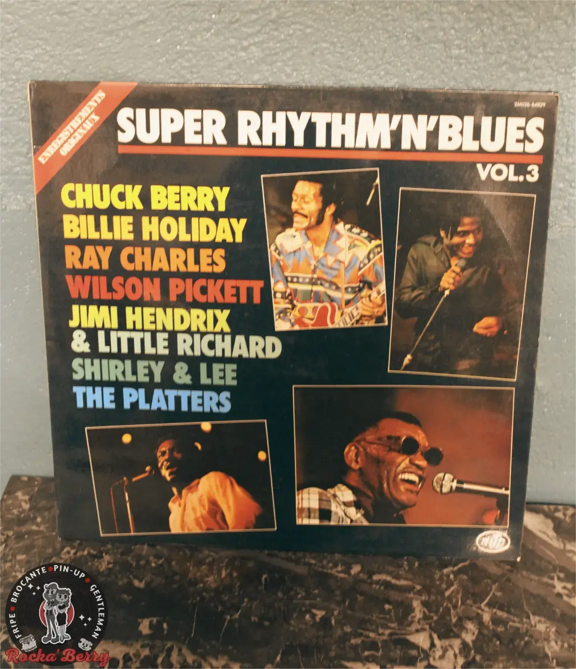 Divers artistes "Super Rhythm n' Blues" ( FR/ 1982 ) - Vinyle 33T Rocka'Berry