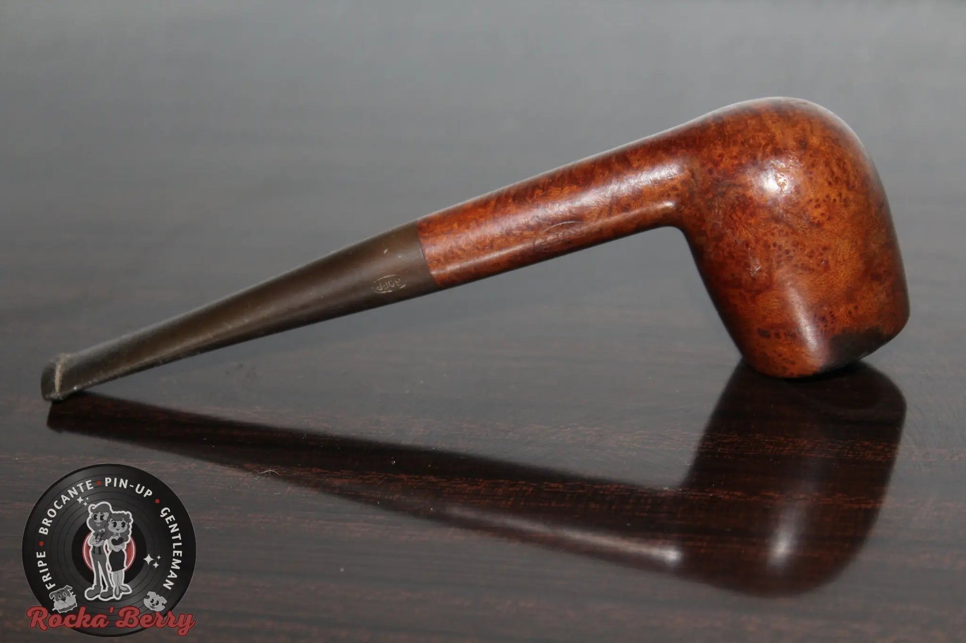 Pipe en Bois Vintage Ropp  Marron Foncé - Made in France Rocka'Berry