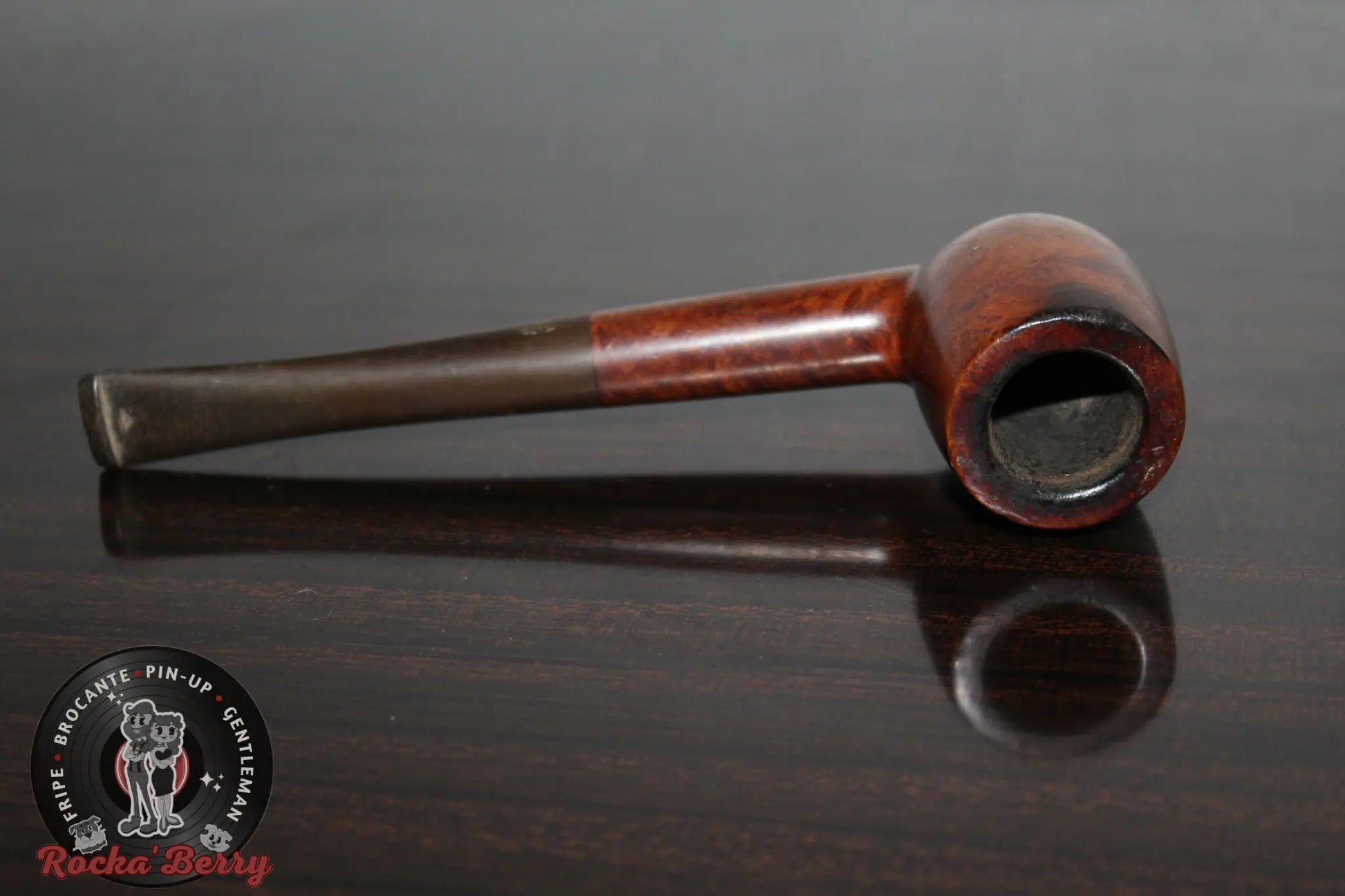 Pipe en Bois Vintage Ropp  Marron Foncé - Made in France Rocka'Berry