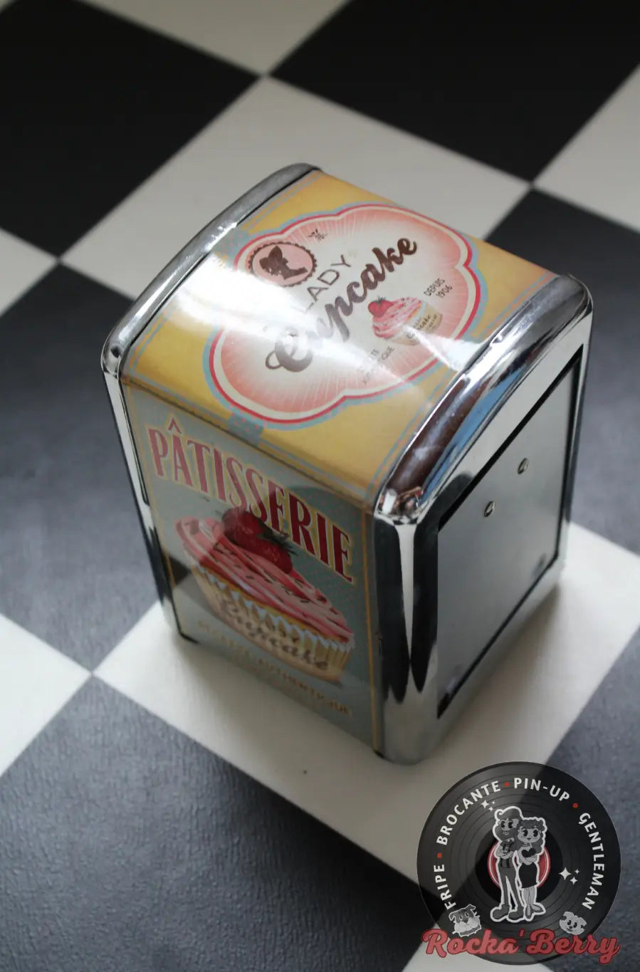 Porte Serviettes Pinup Cupcake Esprit Diner - Natives Natives