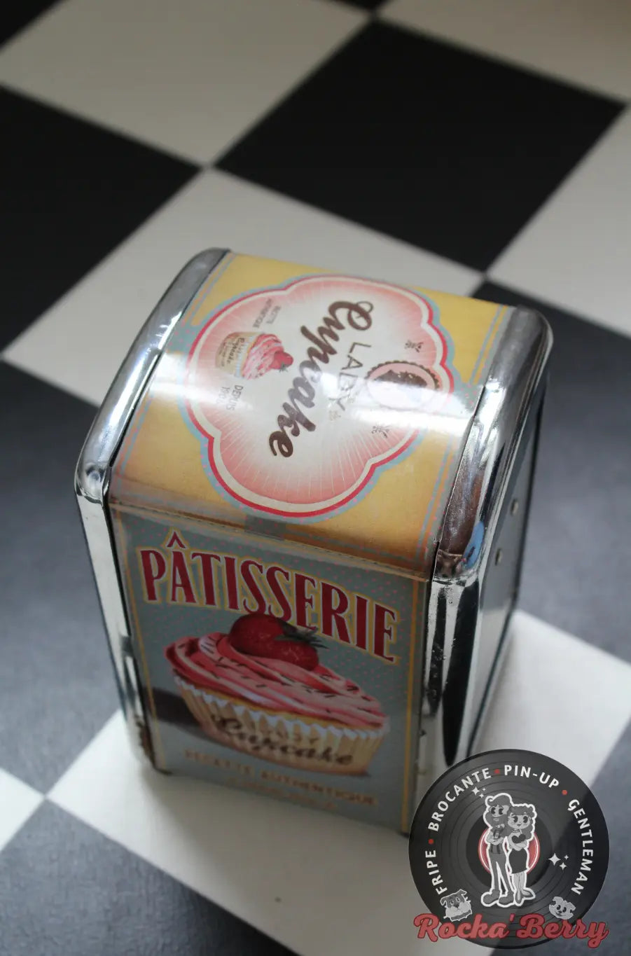 Porte Serviettes Pinup Cupcake Esprit Diner - Natives Natives