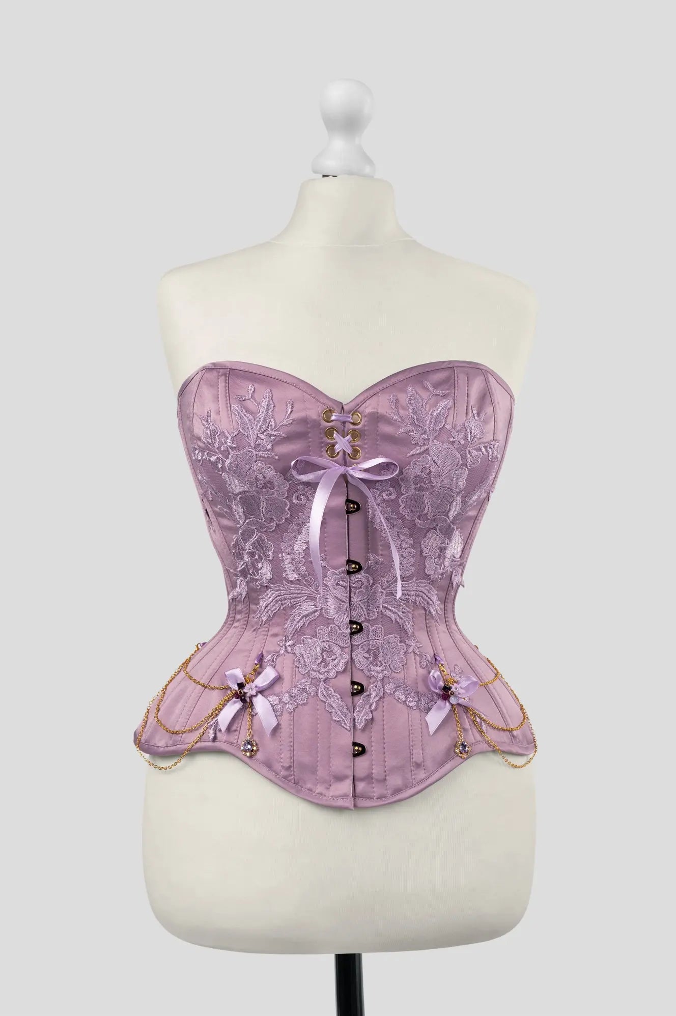 Pré-Commande : Corset Overbust Lilac & Gold - Rebel Madness Rebel Madness