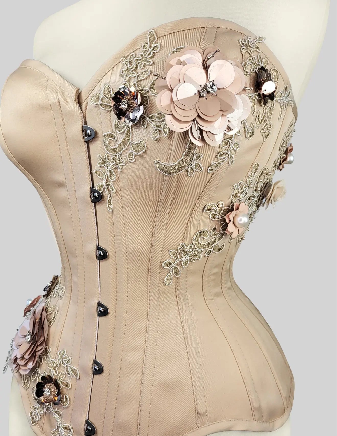 Pré-Commande : Corset Overbust Petunia Nude - Rebel Madness Rebel Madness