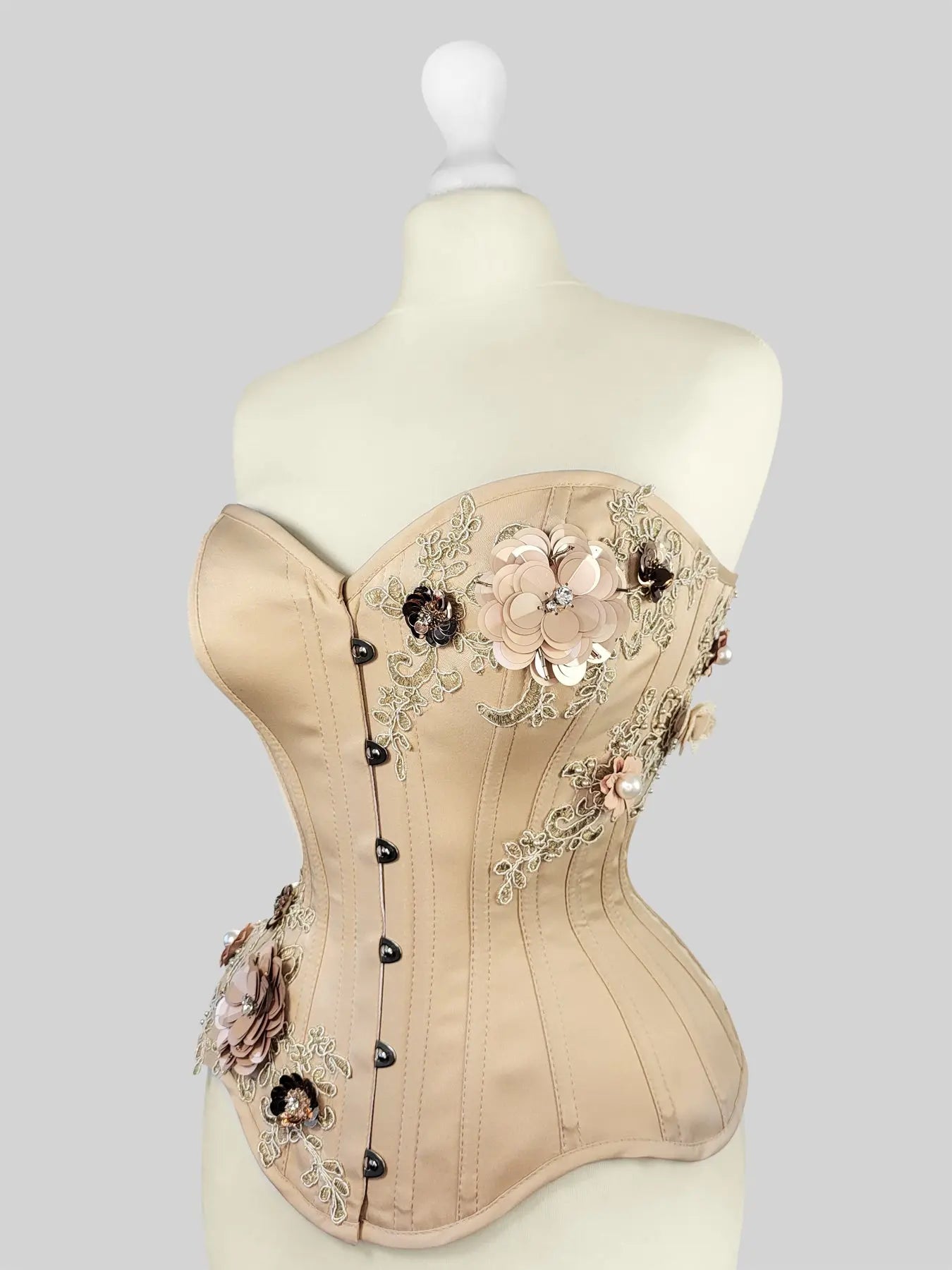Pré-Commande : Corset Overbust Petunia Nude - Rebel Madness Rebel Madness