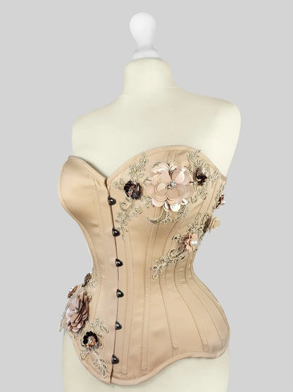 Pré-Commande : Corset Overbust Petunia Nude - Rebel Madness Rebel Madness