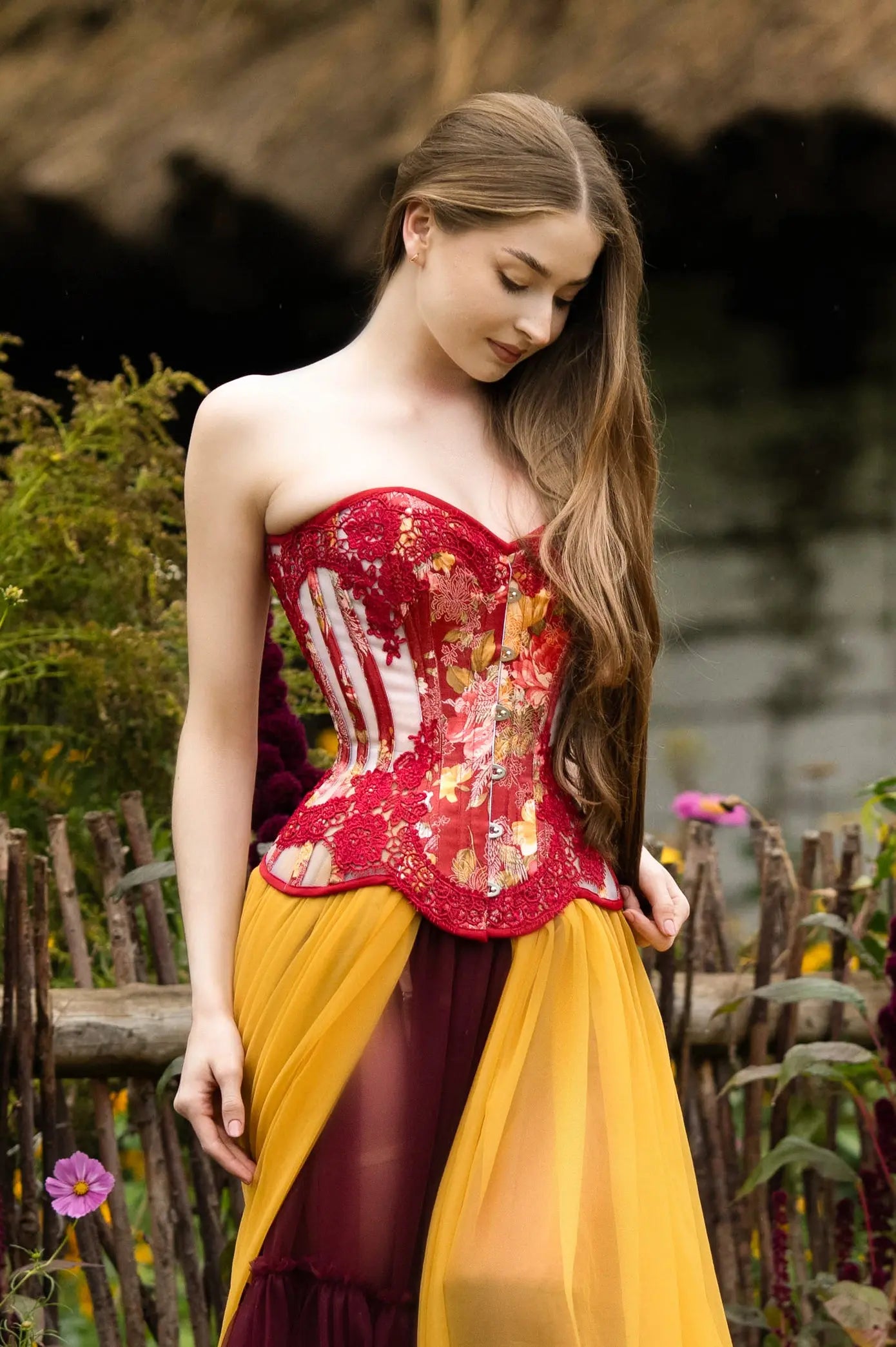 Pré-Commande : Corset Overbust Saffron - Rebel Madness Rebel Madness
