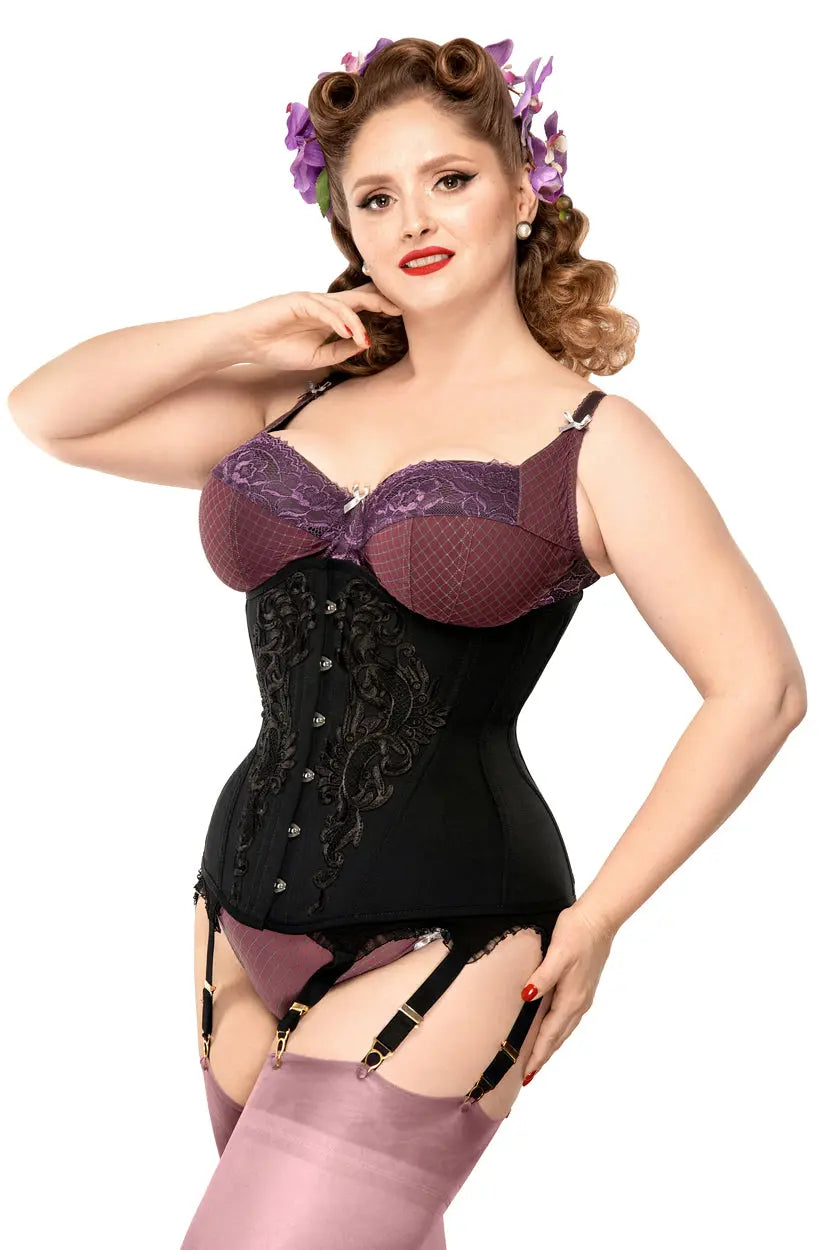 Pré-Commande : Corset Underbust Longline Romantique - Rebel Madness Rebel Madness