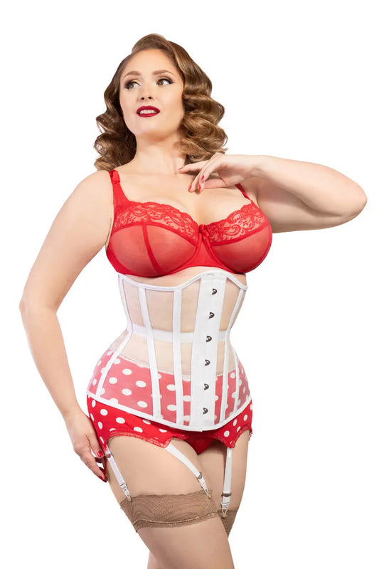 Pré-Commande : Corset Underbust Longline en Maille - Rebel Madness Rebel Madness