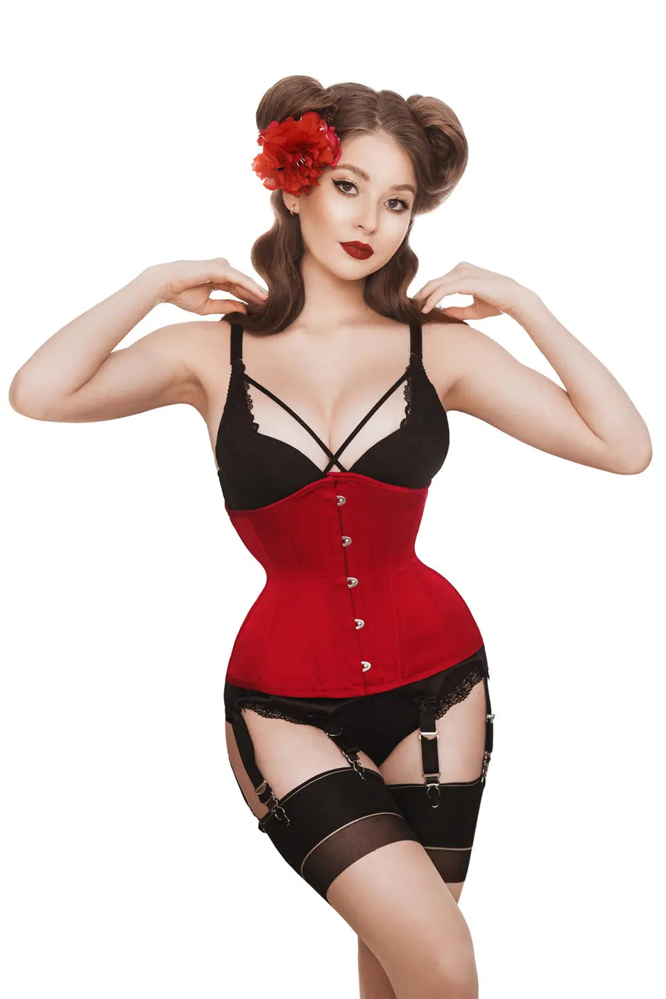 Pré-Commande : Corset Underbust Mini Basique - Rebel Madness Rebel Madness